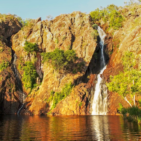 serene-tranquil-hiking-waterfall-vacation